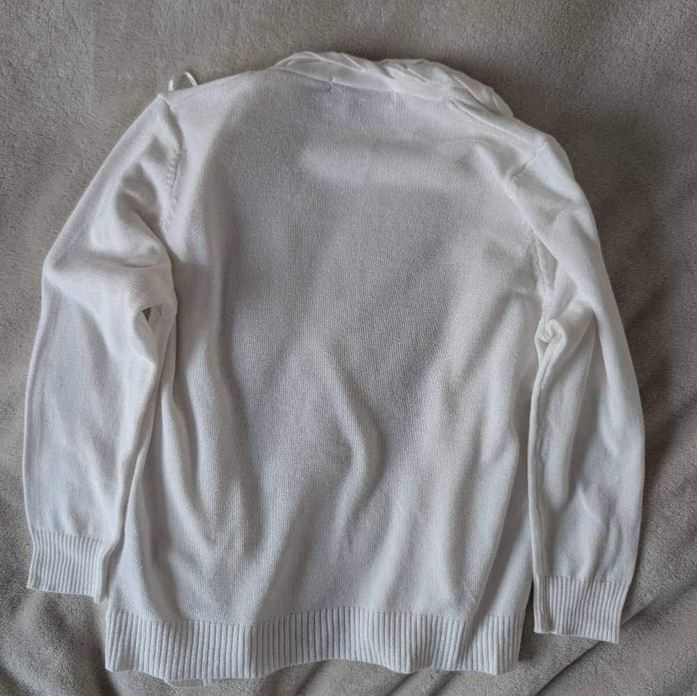 3/$30 imPRESS Women's Cream Cardigan - Picture 5 of 5